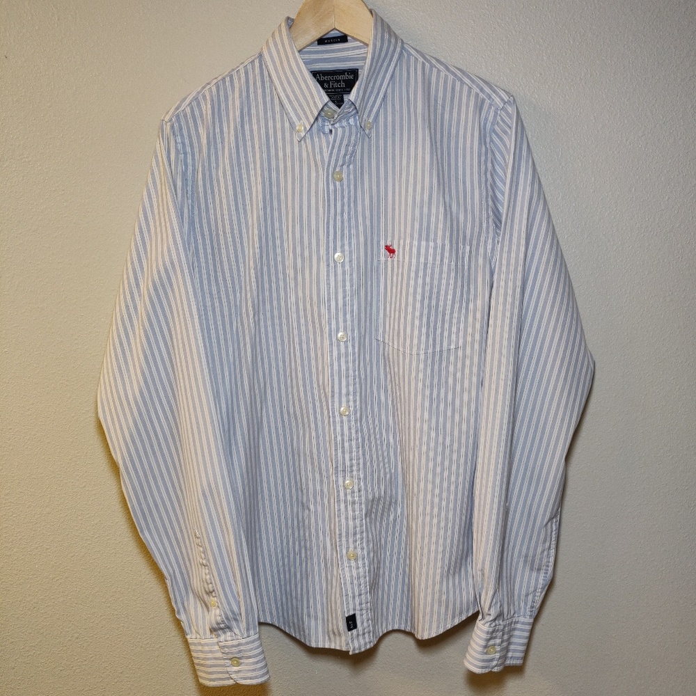 ABERCROMBIE & FITCH Men's Muscle Fit Shirt